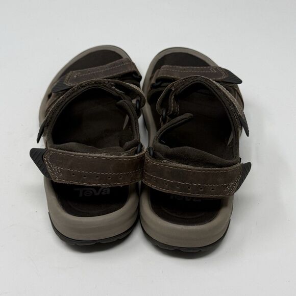 Teva Langdon Sandals Mens 7 Brown Leather Hiking Camping Outdoors Ankle Strap main image 15